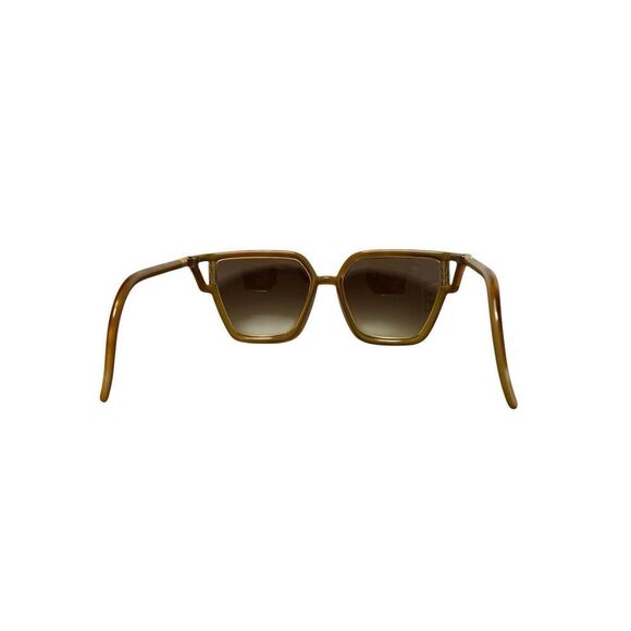 Vtg 70s Ted Lapidus Oversized Tortoise Sunglasses Paris France With Case Hippie main image 13